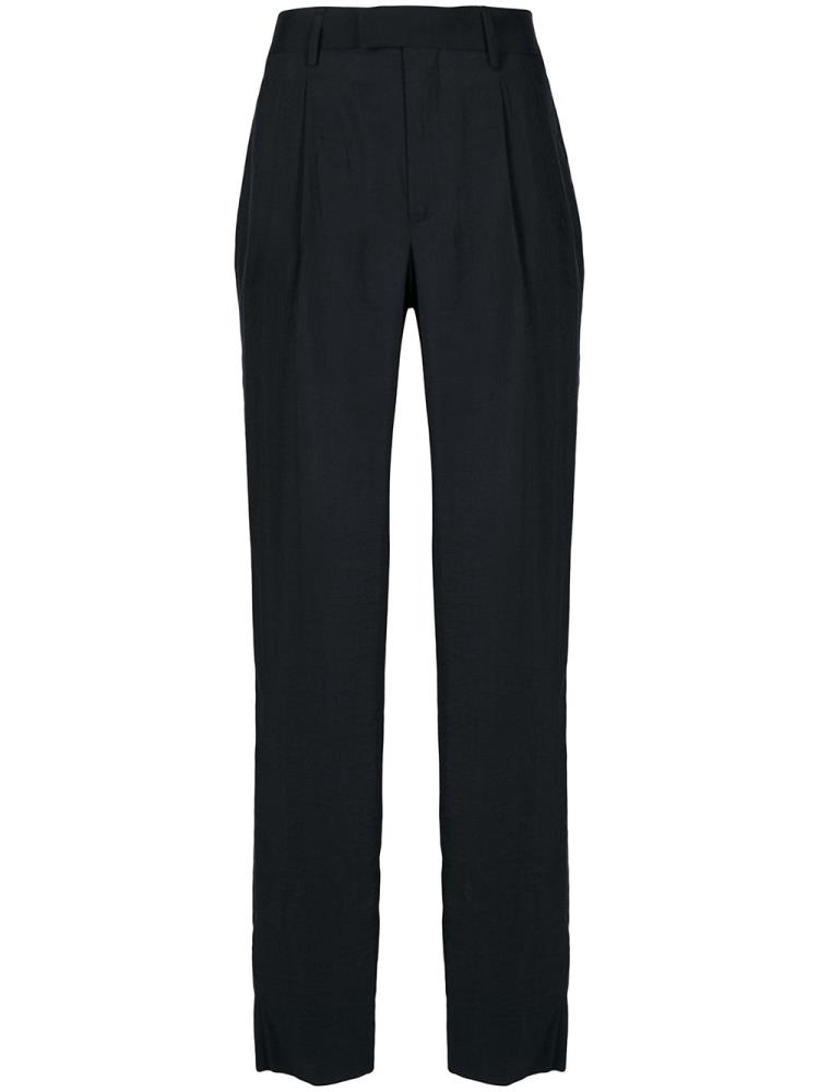 Black Men\'s Giorgio Armani Tapered Leg Pants | 4YTR1PJ