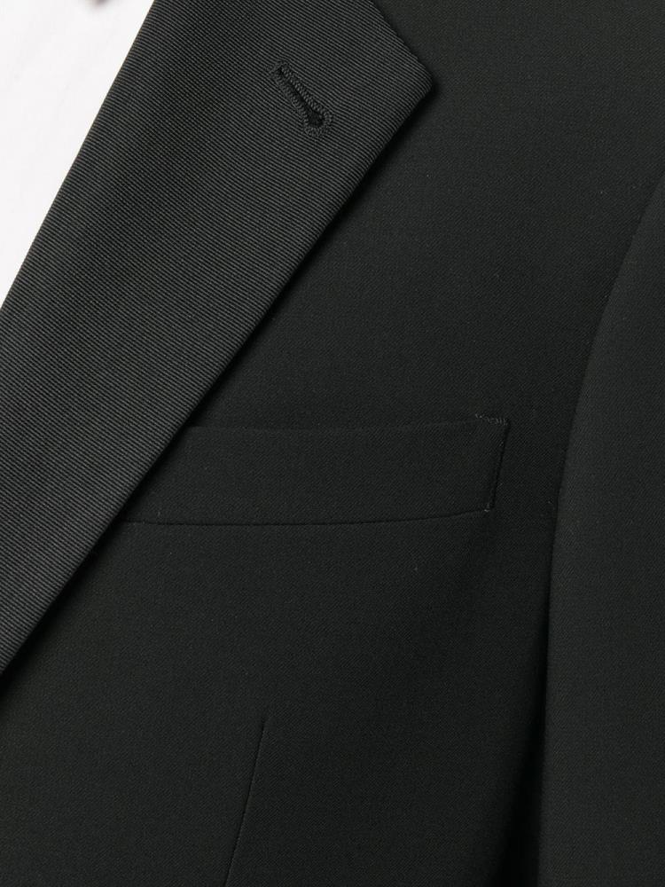 Black Men's Giorgio Armani Two Piece Suits | SUB364P