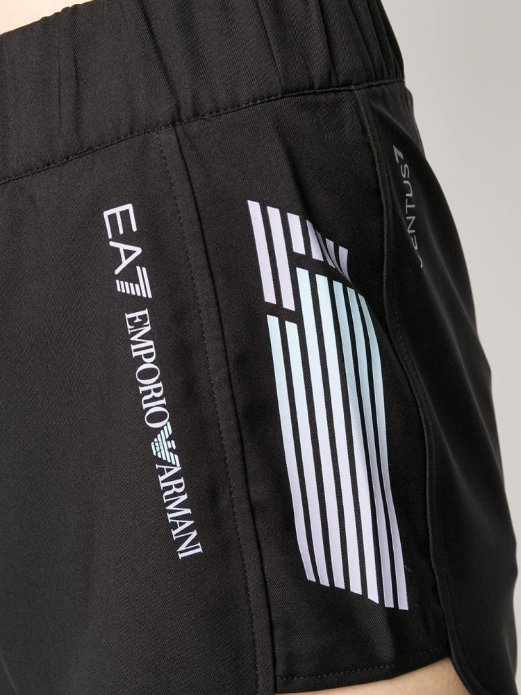 Black Women's Ea7 Emporio Armani Ventus 7 Running Shorts Shorts | GYVMW15