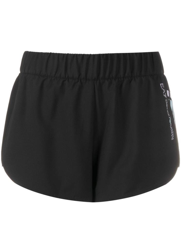 Black Women\'s Ea7 Emporio Armani Ventus 7 Running Shorts Shorts | GYVMW15