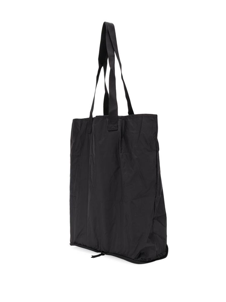 Black Women's Ea7 Emporio Armani Logo Shopper Bag | TQA6AZL