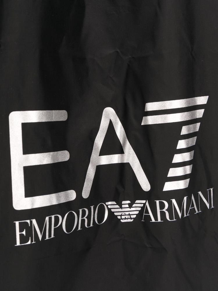 Black Women's Ea7 Emporio Armani Logo Shopper Bag | TQA6AZL