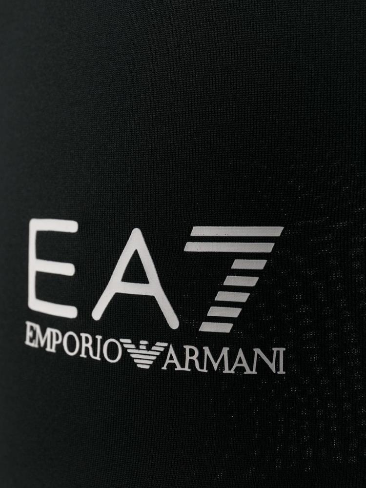 Black Women's Ea7 Emporio Armani Logo Strap Swimsuits | XB1CUYN