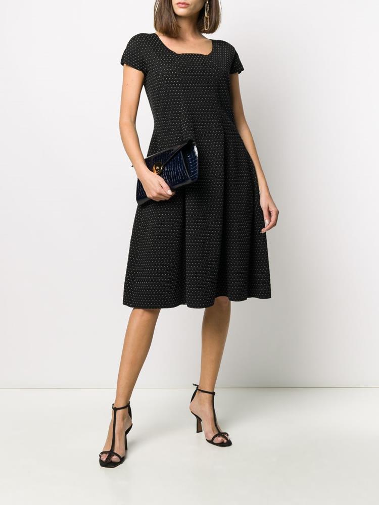 Black Women's Armani Emporio A Line Shift Dress Dress | DJYQVIP