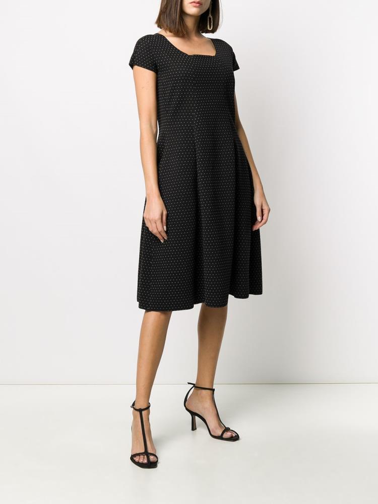 Black Women's Armani Emporio A Line Shift Dress Dress | DJYQVIP