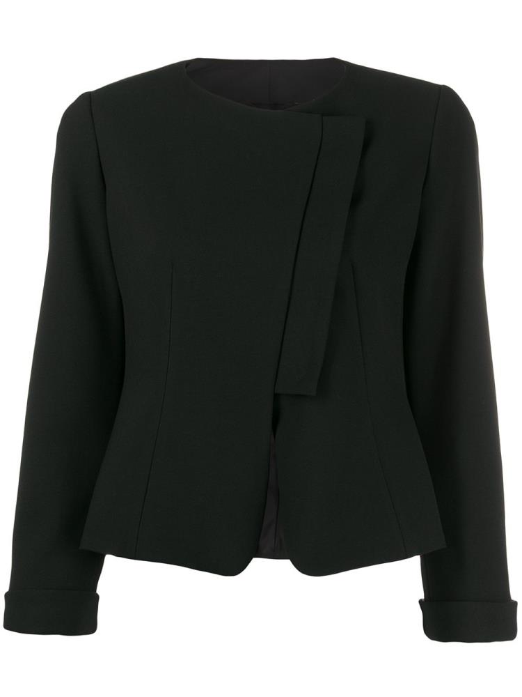 Black Women\'s Armani Emporio Asymmetric Blazers | 3YU288I