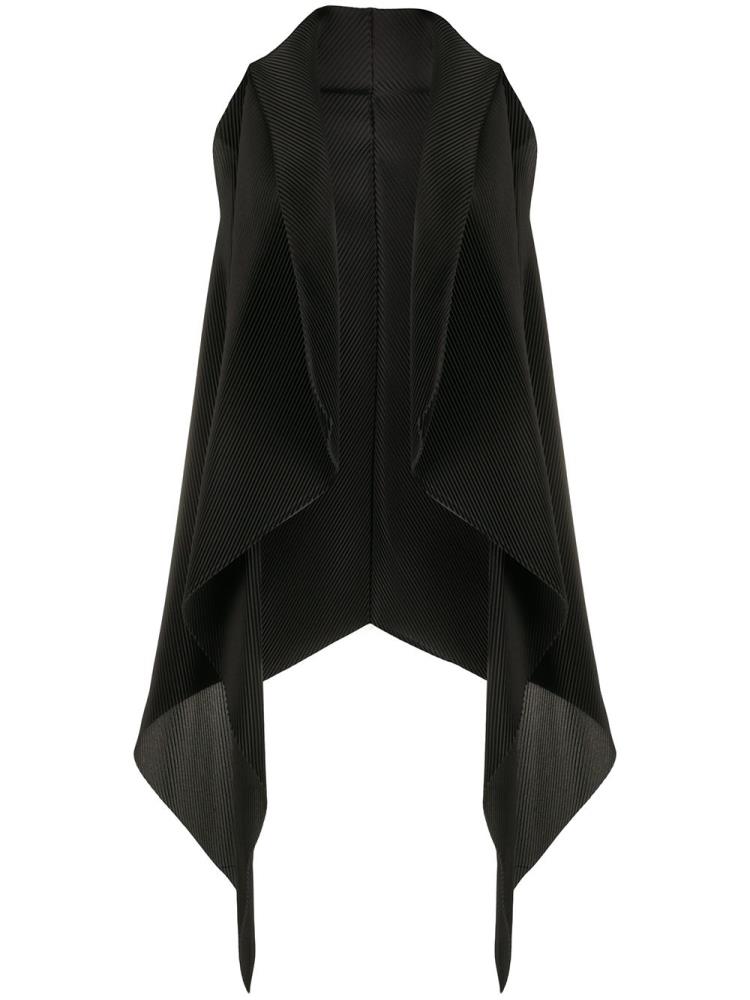 Black Women\'s Armani Emporio Draped Asymmetric Waistcoat Vest | 2EKMIHX