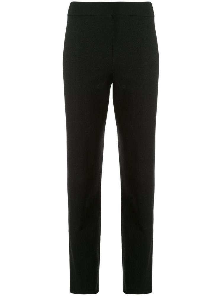 Black Women\'s Armani Emporio High Rise Cropped Pants | VGH8VKS