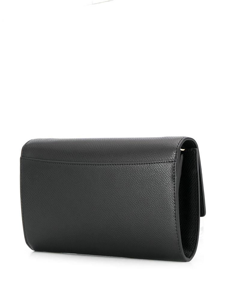 Black Women's Armani Emporio Logo Stamp Clutch Bag | 2Y9T1CY