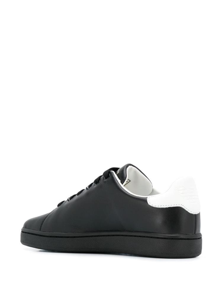 Black Women's Armani Emporio Low Top Sneakers | 3Z5EGJ5