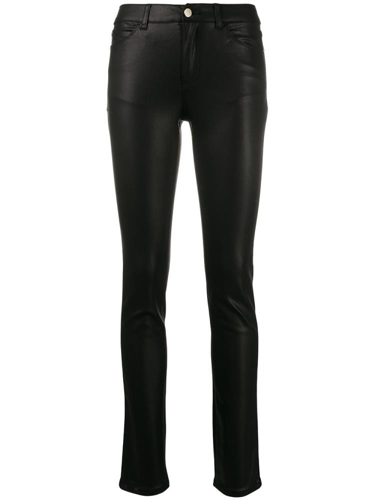 Black Women\'s Armani Emporio Mid Rise Skinny Jeans | LPEGFZT