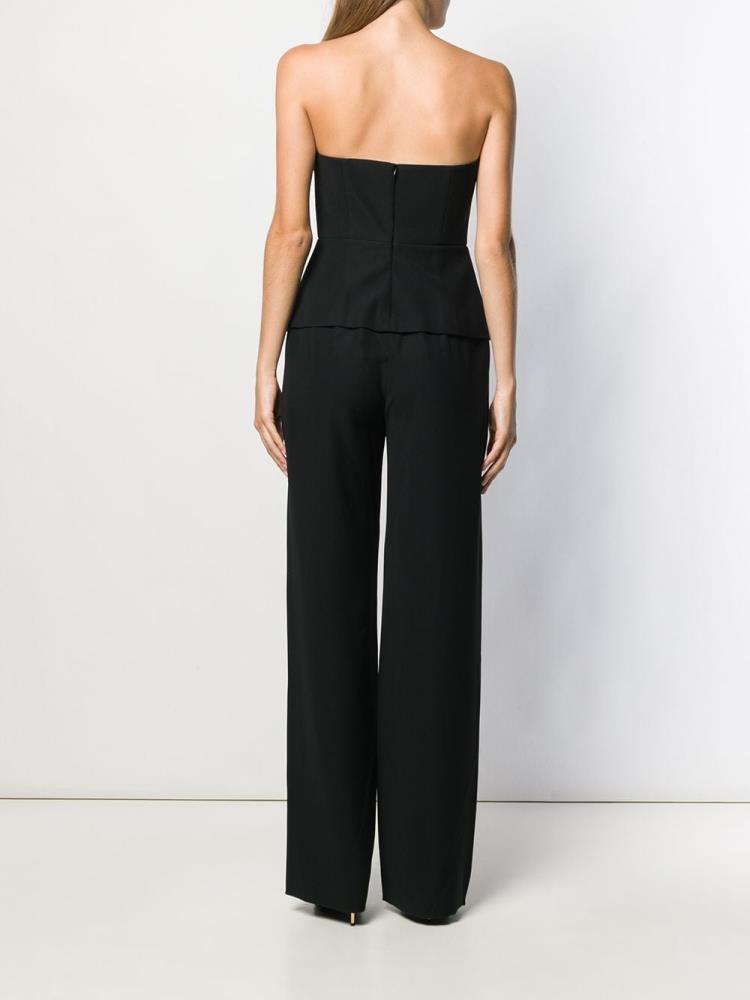 Black Women's Armani Emporio Off Shoulder Jumpsuit | QDJBA5E