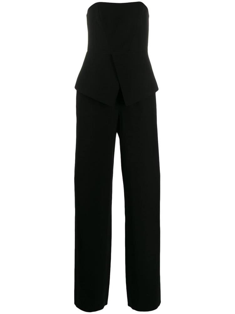 Black Women\'s Armani Emporio Off Shoulder Jumpsuit | QDJBA5E