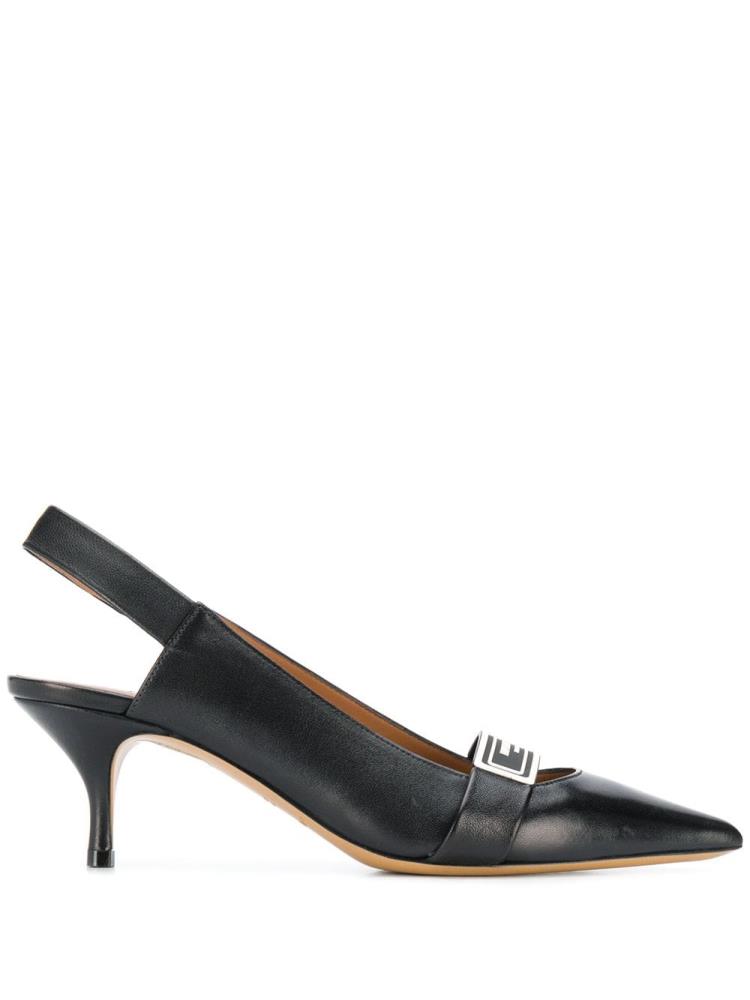 Black Women\'s Armani Emporio Slingback Pumps | L75J3LL