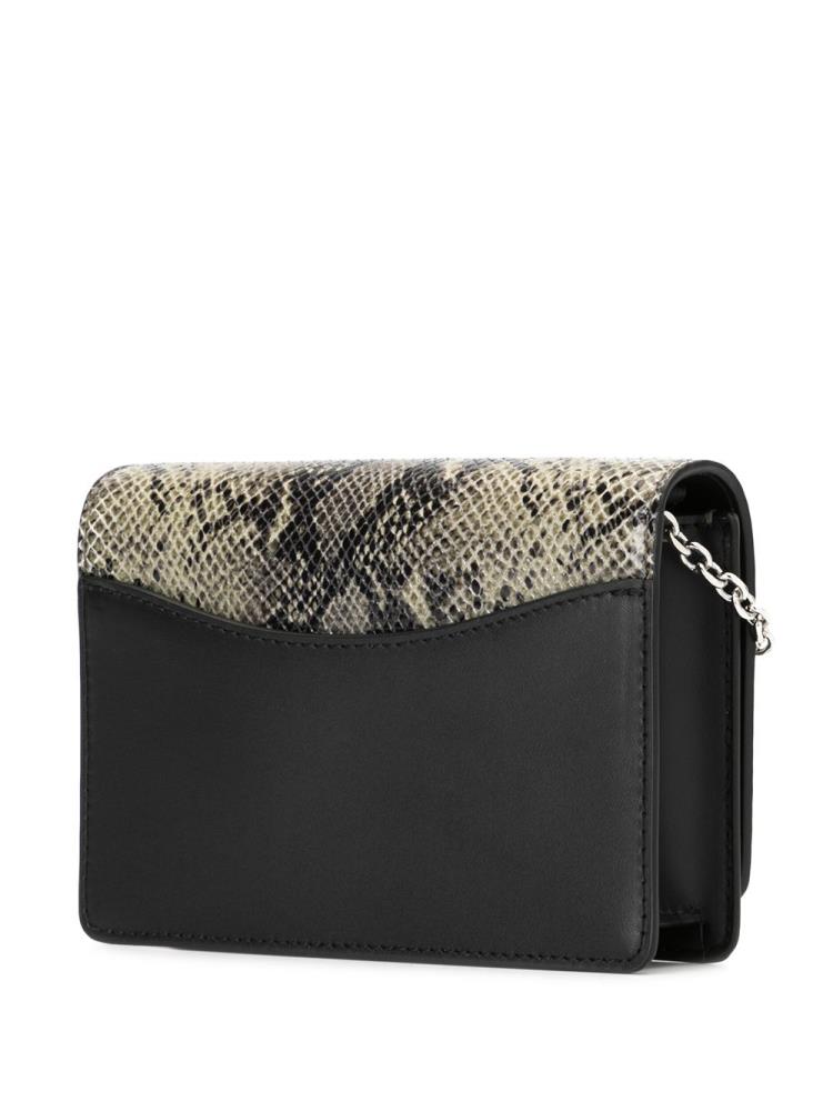 Black Women's Armani Emporio Snake Print Crossbody Bags | ZSO5KDK