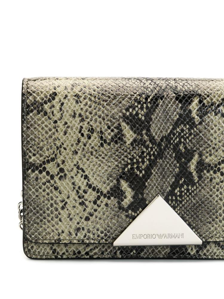 Black Women's Armani Emporio Snake Print Crossbody Bags | ZSO5KDK