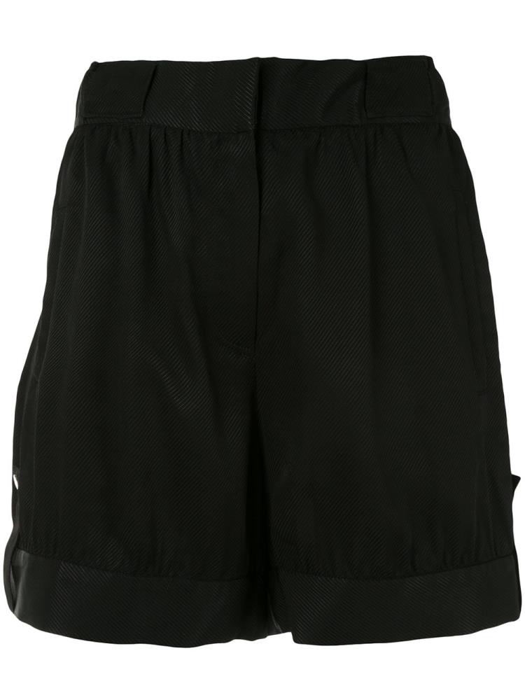 Black Women\'s Armani Emporio Wide Leg Shorts | S8396HI