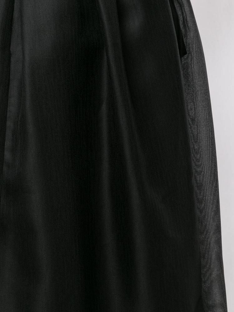 Black Women's Giorgio Armani Flared Style Skirts | 83DW20I