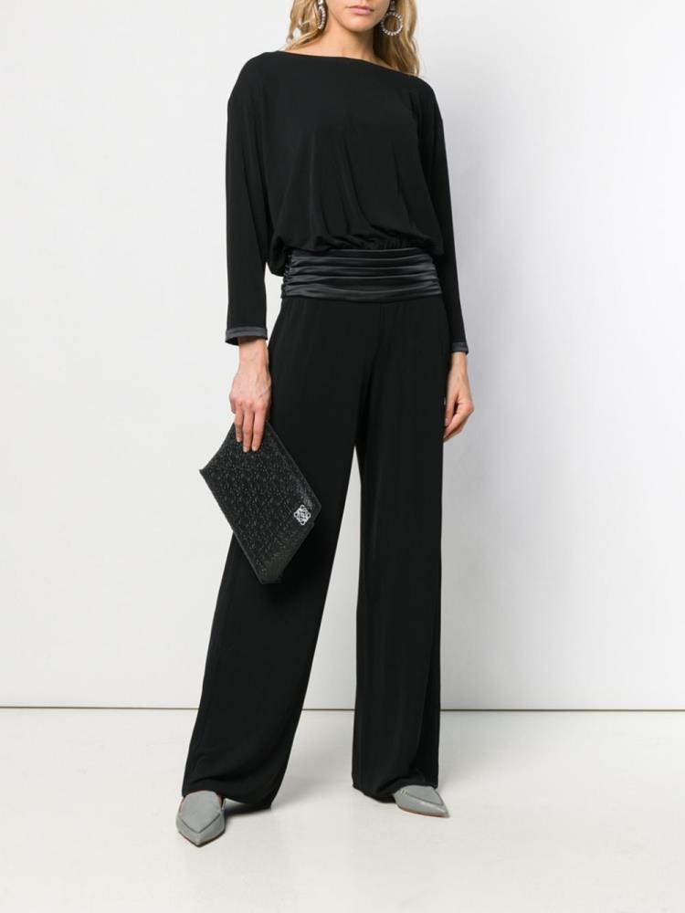 Black Women's Giorgio Armani Structured Jumpsuit | ML1CFR3