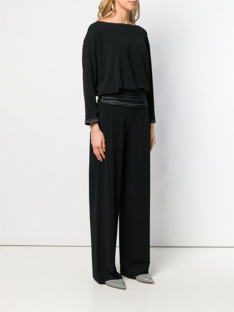 Black Women's Giorgio Armani Structured Jumpsuit | ML1CFR3