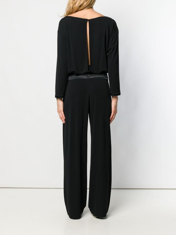 Black Women's Giorgio Armani Structured Jumpsuit | ML1CFR3