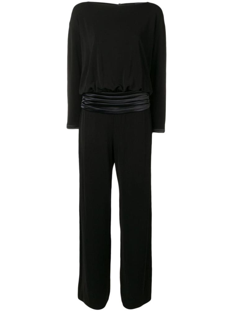 Black Women\'s Giorgio Armani Structured Jumpsuit | ML1CFR3