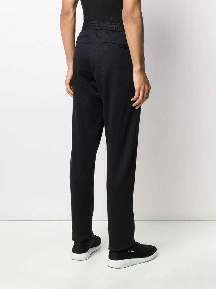 Blue Men's Armani Emporio Piped Drawstring Jogger | 0PSESHR