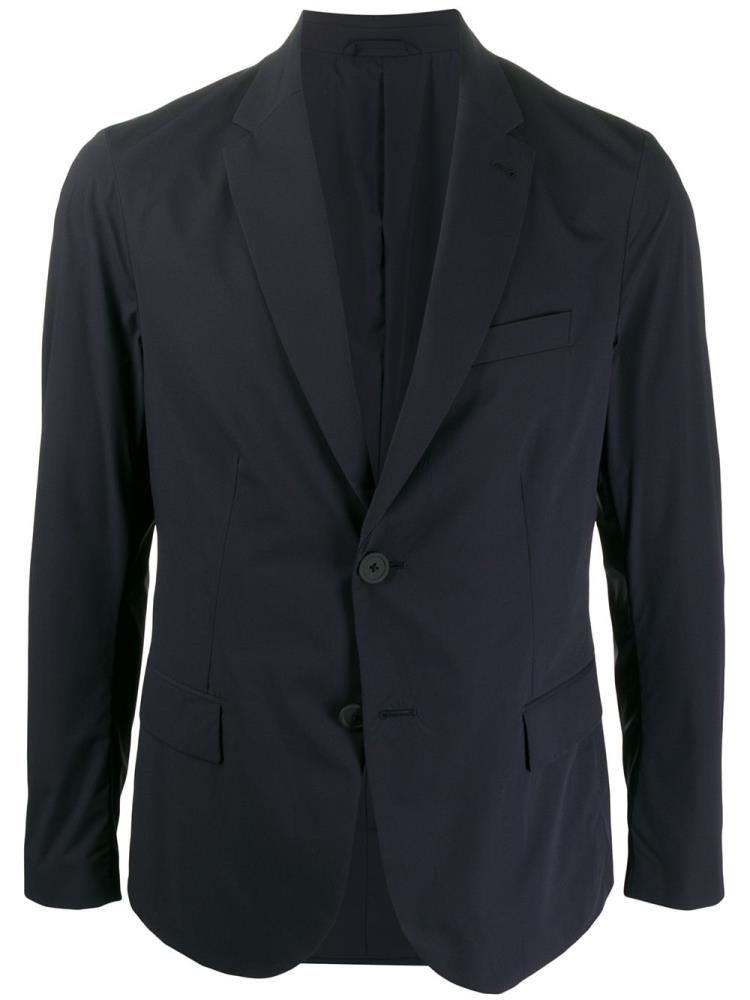 Blue Men\'s Armani Emporio Single Breasted Blazers | 7B01IZZ