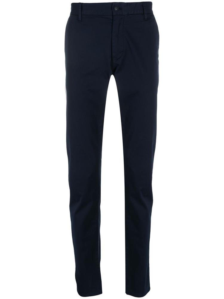 Blue Men\'s Armani Emporio Slim Fit Tailored Pants Pants | 1Z428CP