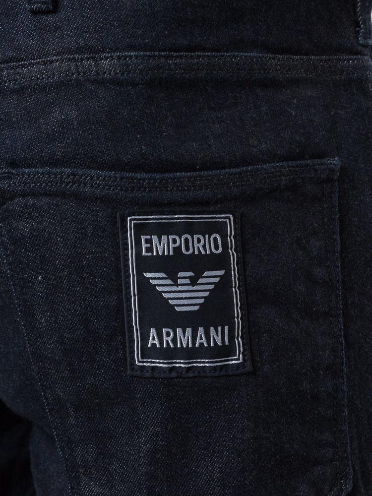 Blue Men's Armani Emporio Slim Fit Jeans | LSS8GAG