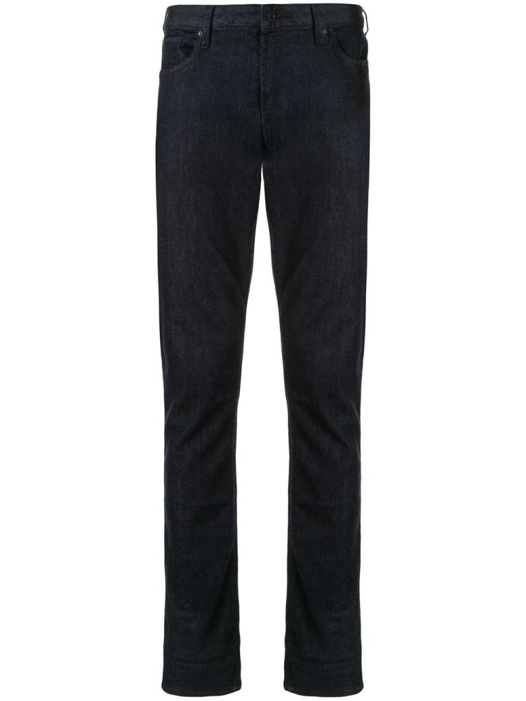 Blue Men\'s Armani Emporio Slim Fit Jeans | LSS8GAG