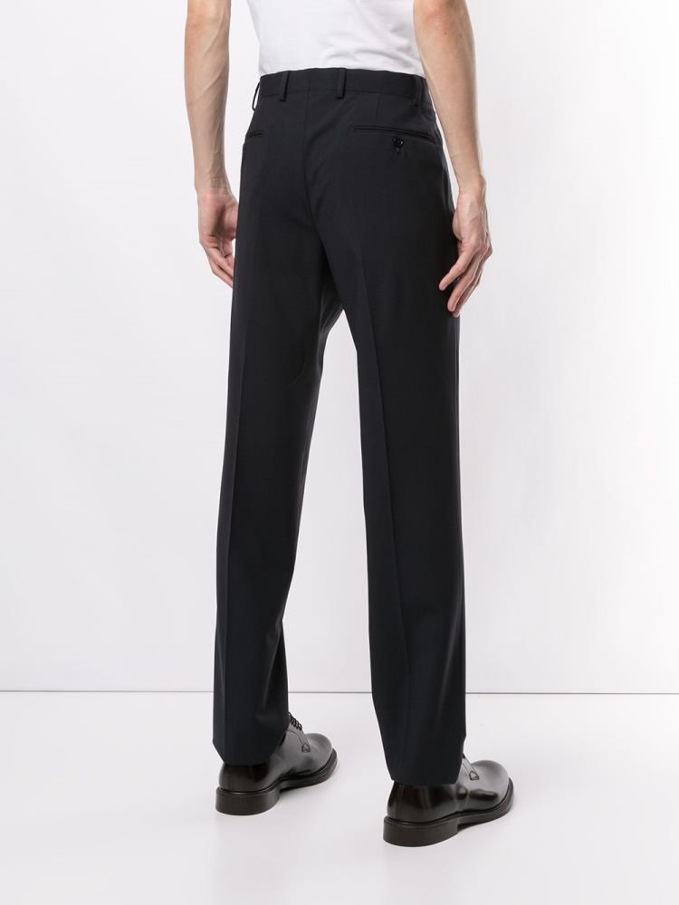 Blue Men's Armani Emporio Slim Tailored Pants Pants | UOREL7D