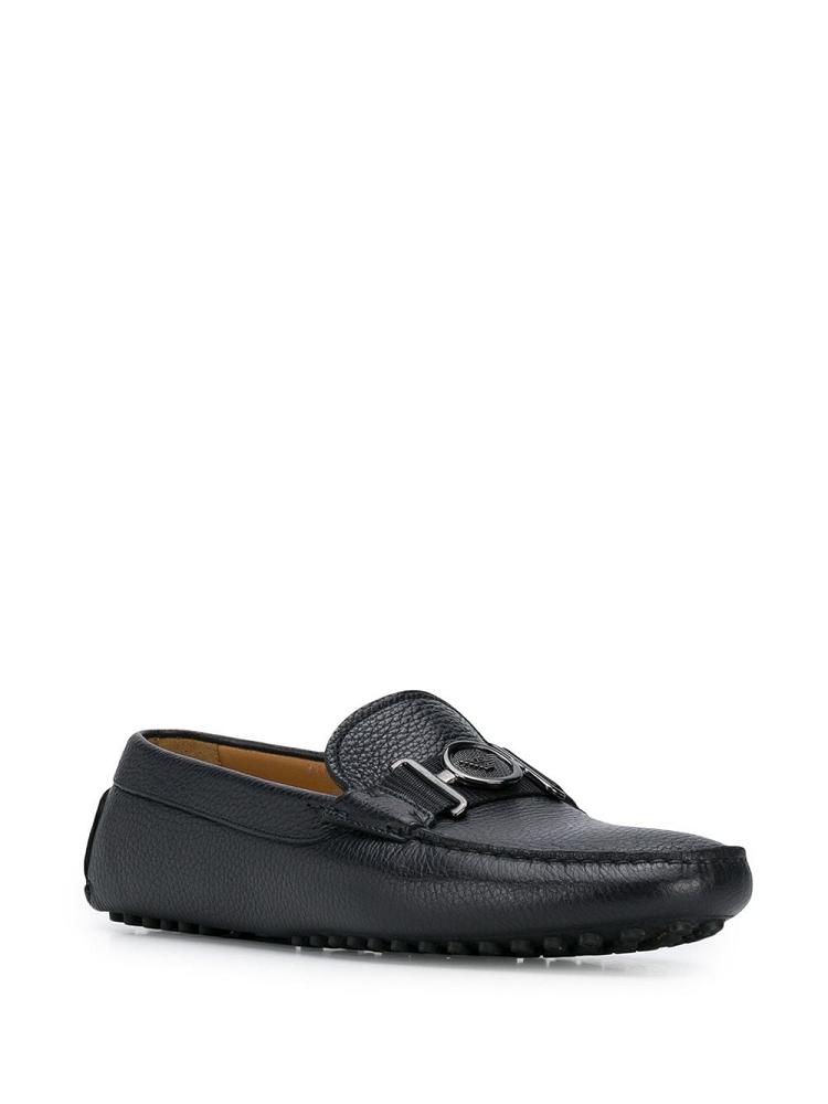 Blue Men's Armani Emporio Slip On Loafers | VQTJLTB