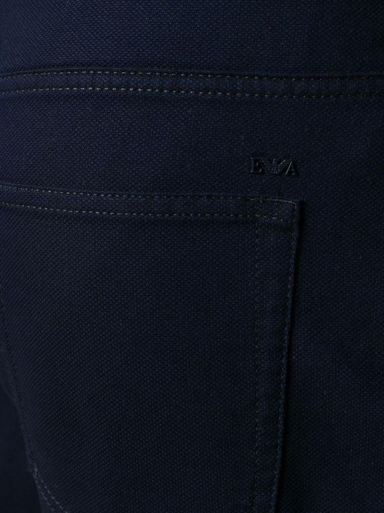 Blue Men's Armani Emporio Tie Waist Jeans | BIQ8RWP