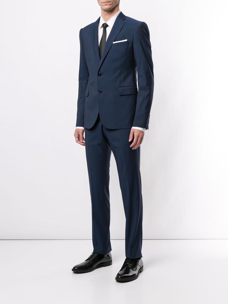 Blue Men's Armani Emporio Two Piece Suits | JJQ0OP8