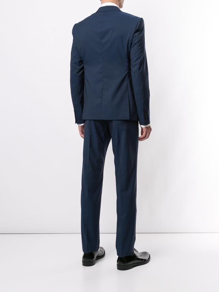 Blue Men's Armani Emporio Two Piece Suits | JJQ0OP8