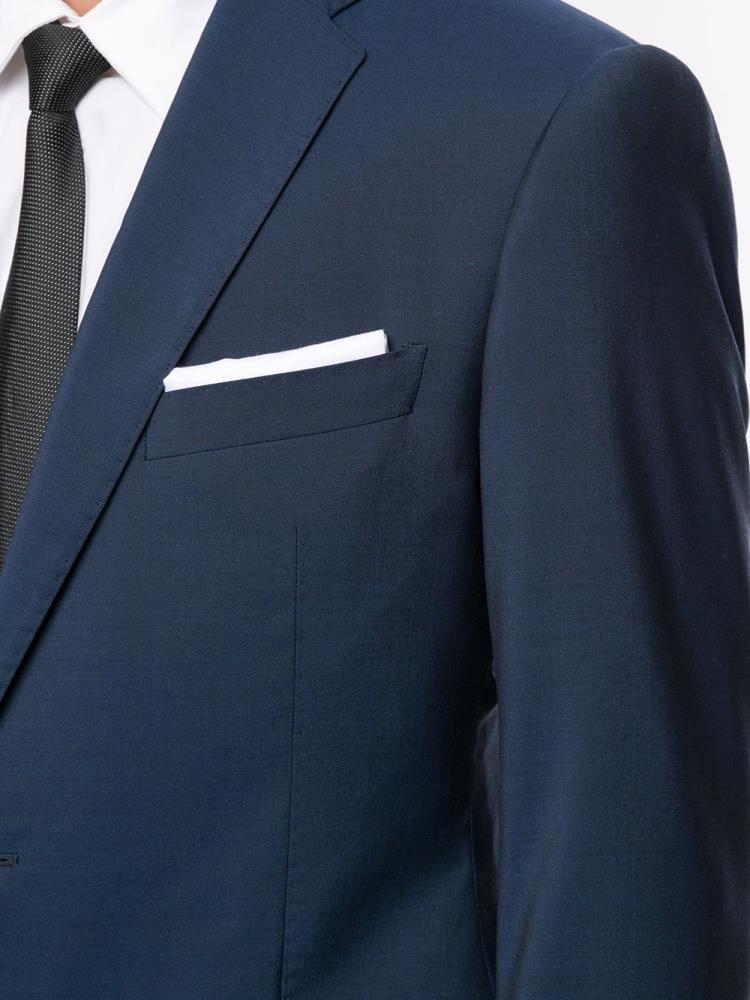 Blue Men's Armani Emporio Two Piece Suits | JJQ0OP8