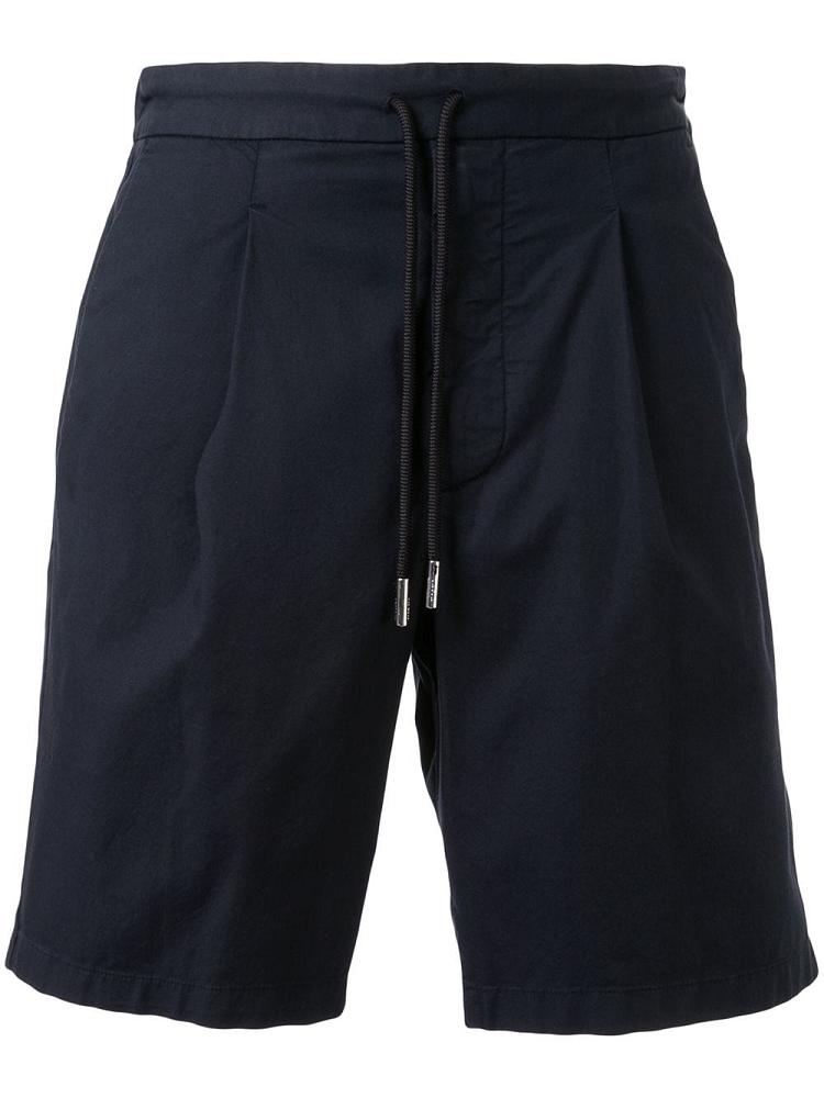 Blue Men\'s Giorgio Armani Relaxed Fit Drawstring Shorts | 7VA1S0Q