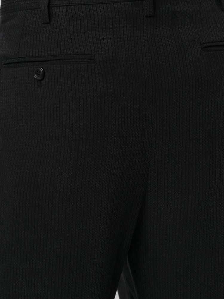 Blue Men's Giorgio Armani Slim Pleated Chinos | 6J5APQ6