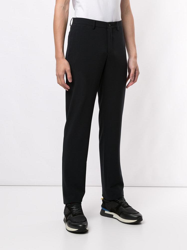 Blue Men's Giorgio Armani Straight Leg Pants | MTE1PAN