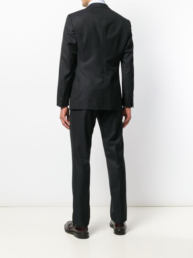 Blue Men's Giorgio Armani Two Piece Formal Suits | T7OWOEV