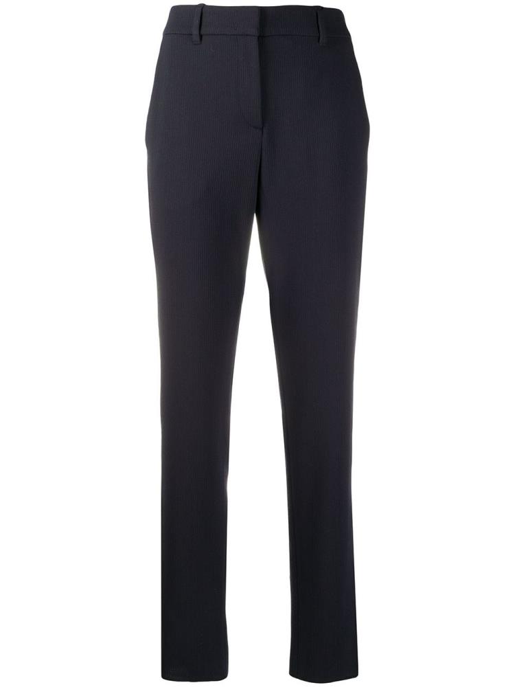 Blue Women\'s Armani Emporio High Waisted Slim Fit Pants | FFW612V