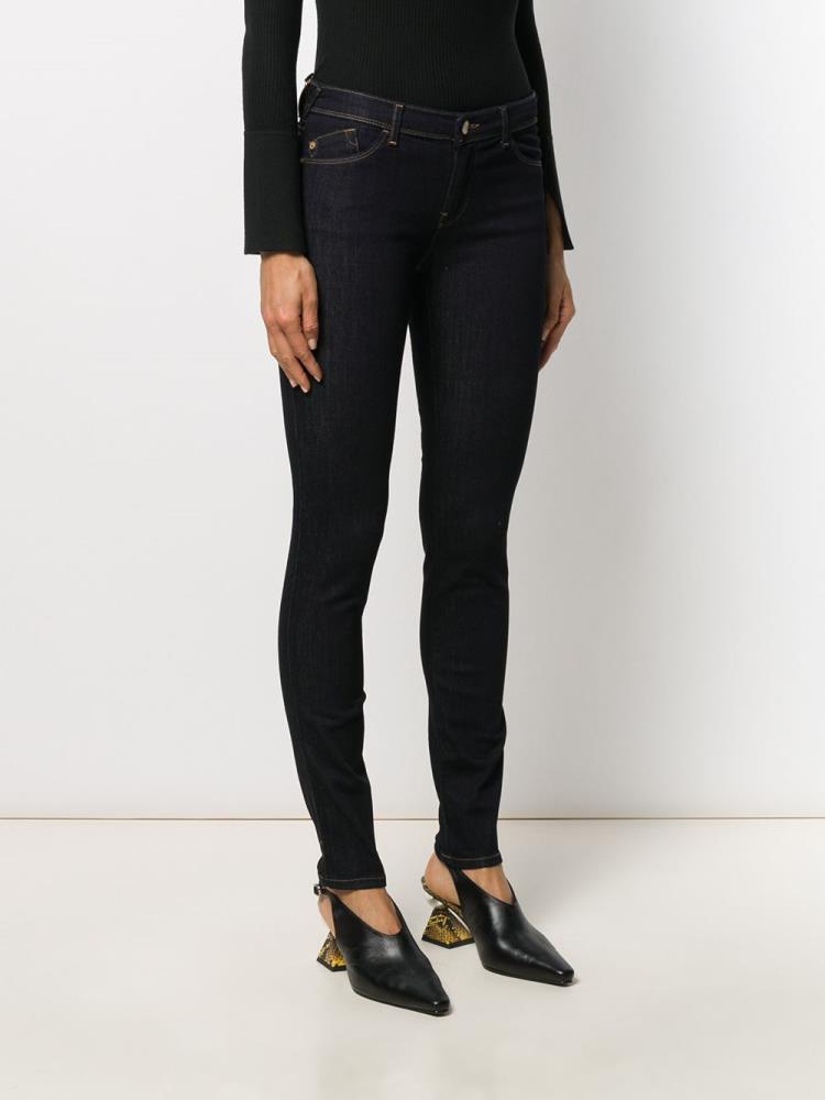 Blue Women's Armani Emporio Skinny Jeans | 1M9X90Q