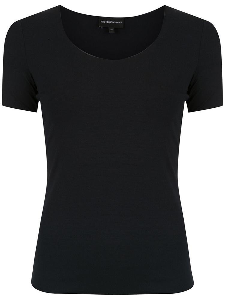 Blue Women\'s Armani Emporio Slim Fit T Shirts | OOS050I