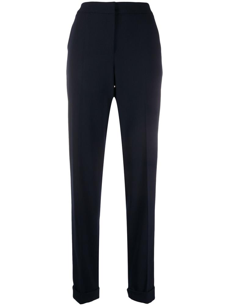 Blue Women\'s Giorgio Armani High Waisted Pants | A7IZC71