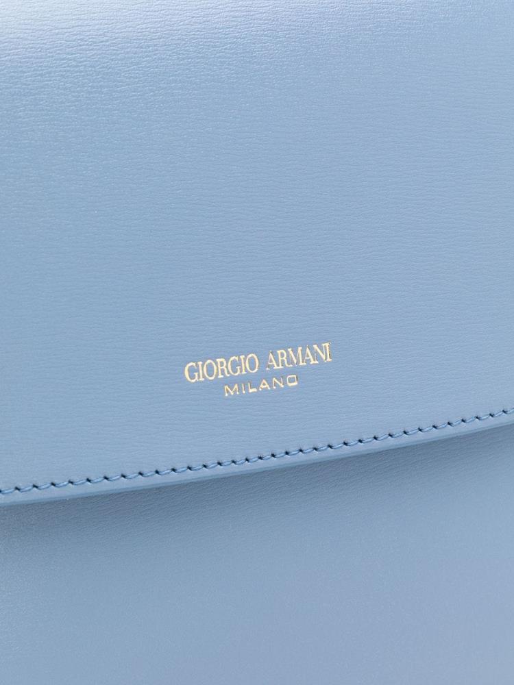 Blue Women's Giorgio Armani La Prima Shoulder Bags | 2P2PB3H