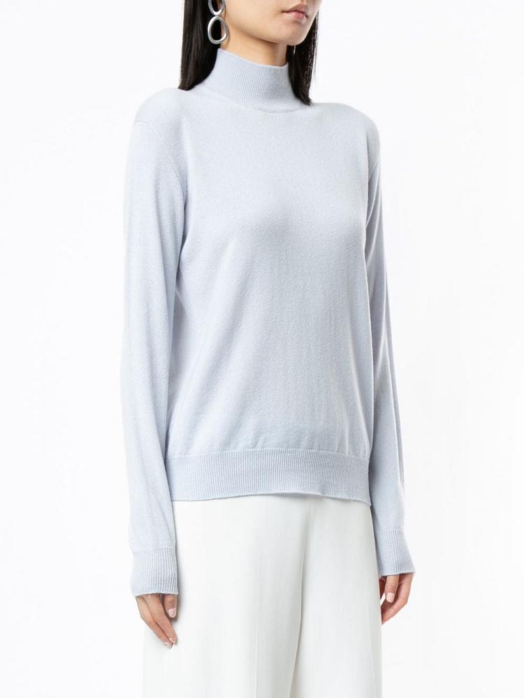 Blue Women's Giorgio Armani Roll Neck Jumpers | PL248B6