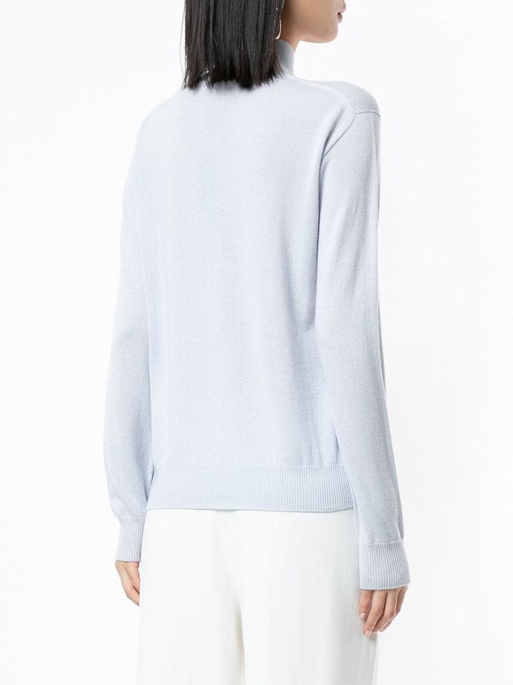 Blue Women's Giorgio Armani Roll Neck Jumpers | PL248B6