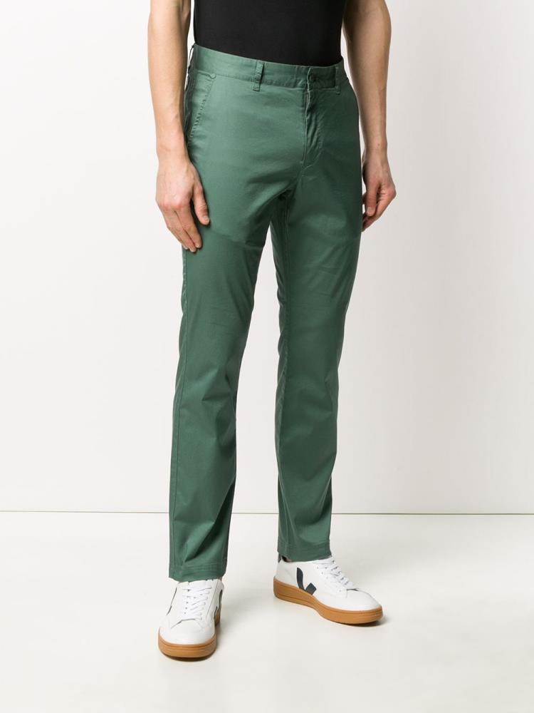 Green Men's Ea7 Emporio Armani Straight Leg Chinos | O5PEAAY