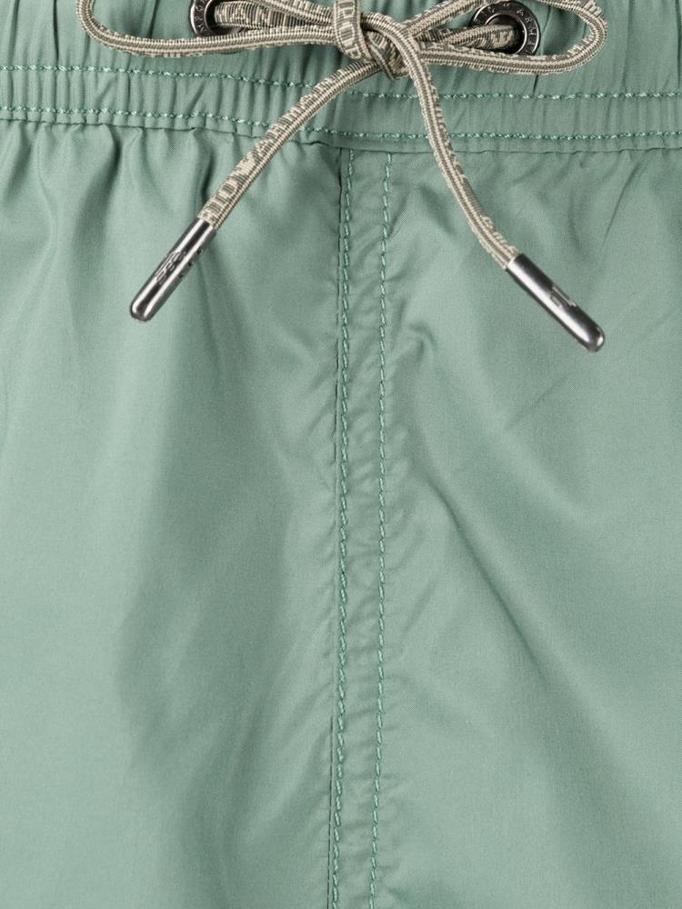 Green Men's Armani Emporio Drawstring Waist Swim Shorts | MSXS5C7